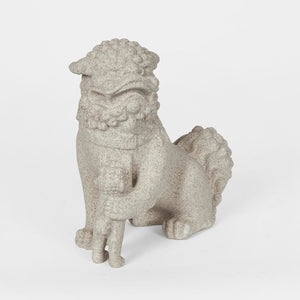 Foo Dog Right Sculpture Grey