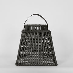 Eden Rattan Lantern Square Small Black