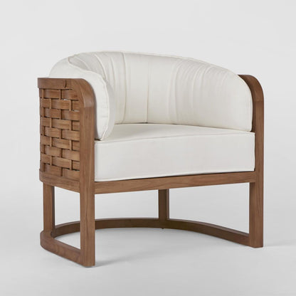 Weave Teak Armchair -Outdoor