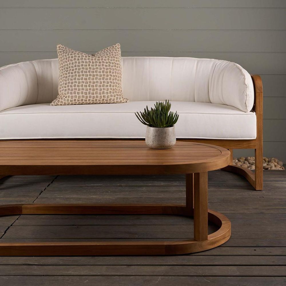 Weave Teak Coffee Table -Outdoor