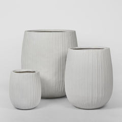 Baxter Planter Set Of 3 White