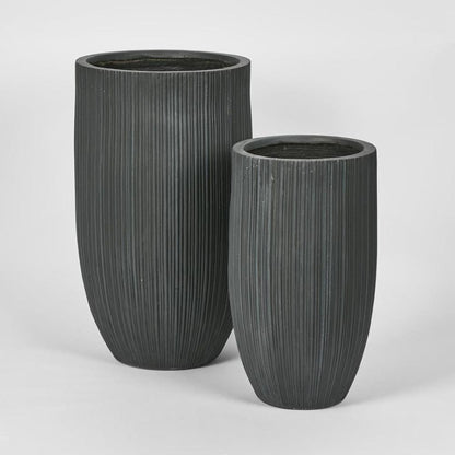 Alicia Planter Set Of 2 Black