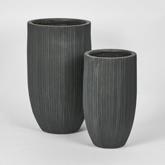 Alicia Planter Set Of 2 Black