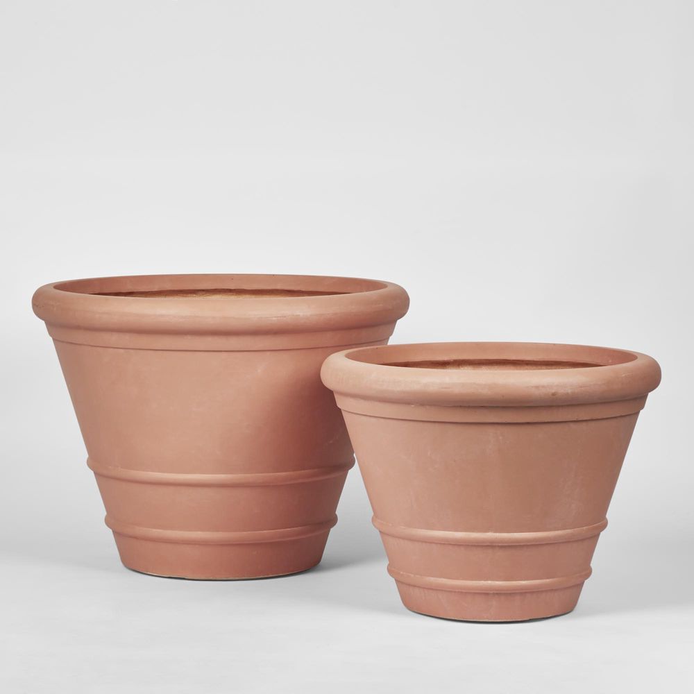 Bastien Planter Set Of 2 Terracotta Colour