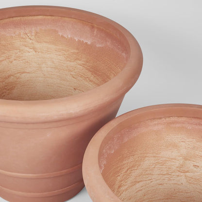 Bastien Planter Set Of 2 Terracotta Colour