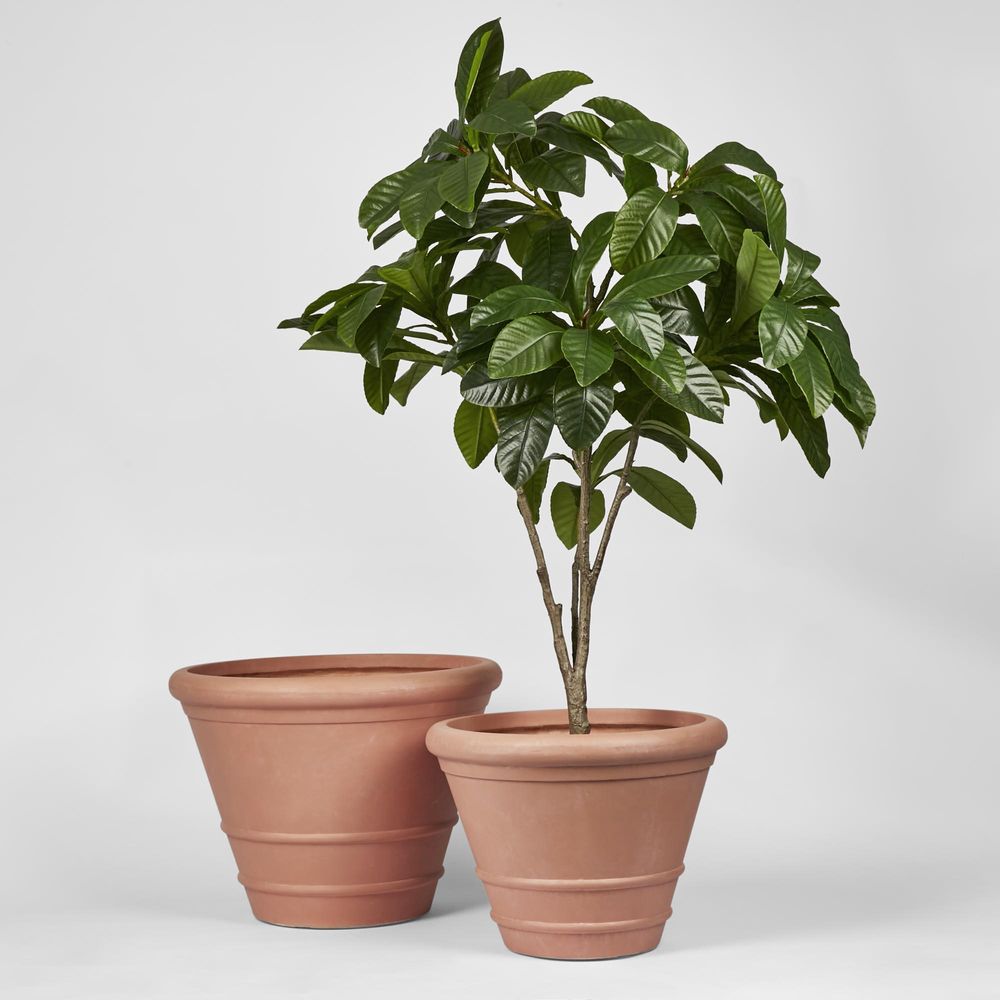 Bastien Planter Set Of 2 Terracotta Colour