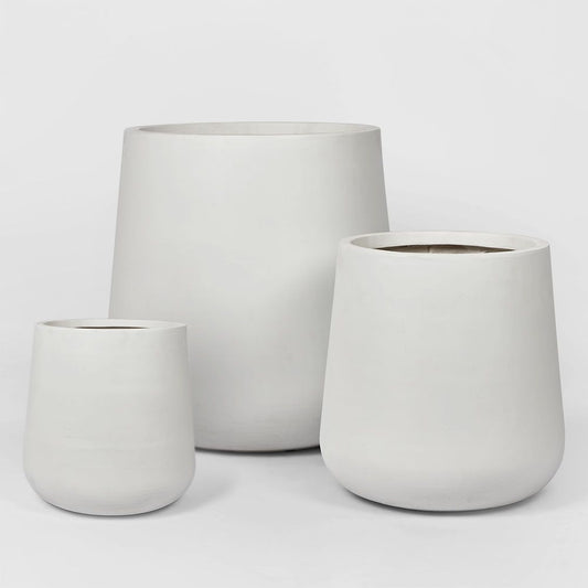 Quincy Planter Set Of 3 White