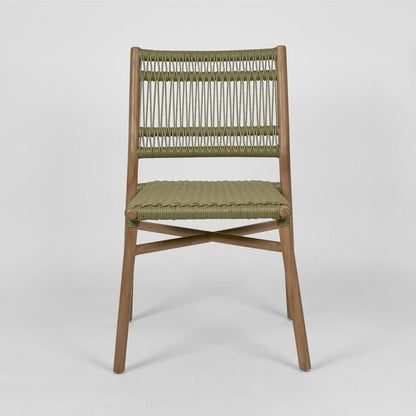 Wategos Teak Dining Chair Olive Green -Outdoor