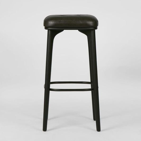 Carlton Leather Bar Stool Black