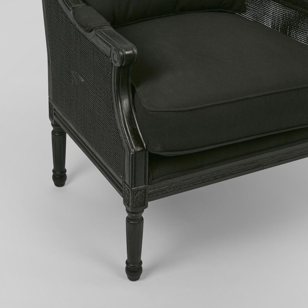 Hicks Black Armchair