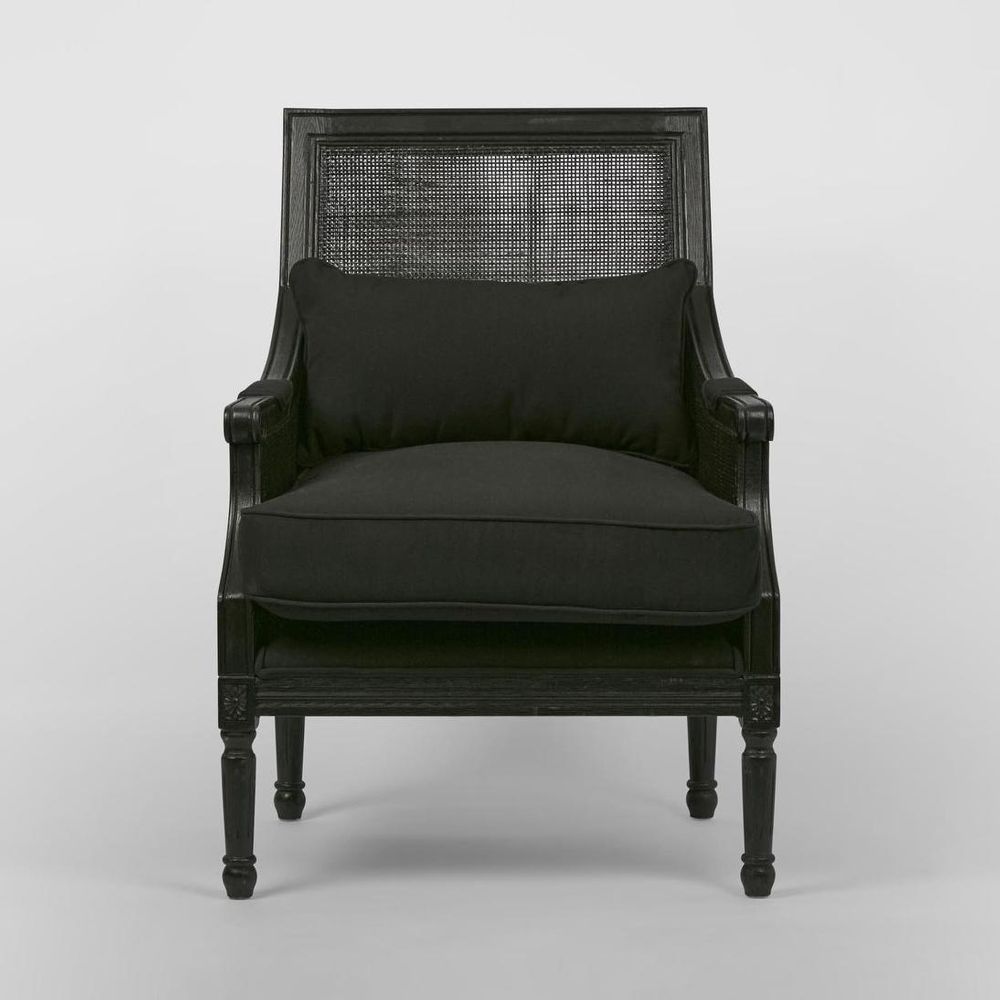 Hicks Black Armchair