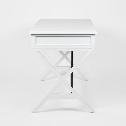 Amos Oak Desk White