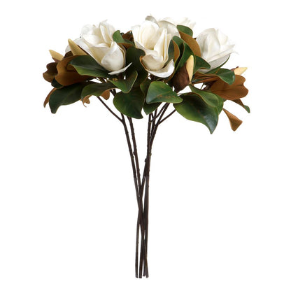 Magnolia Flower 72Cm White