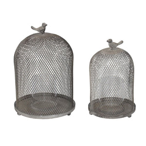 Evie Mesh Candle Holder Set Of 2