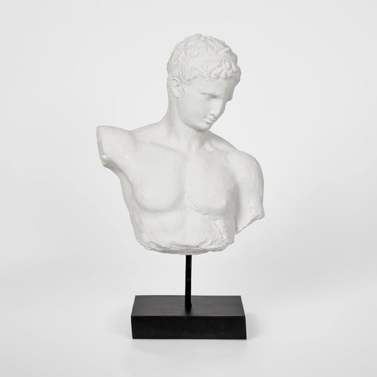 Grecian Polyresin Male Bust