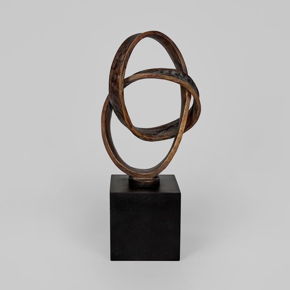 Warner Abstract Sculpture Bronze