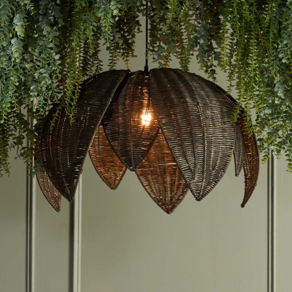 Bali Large Pendant Black