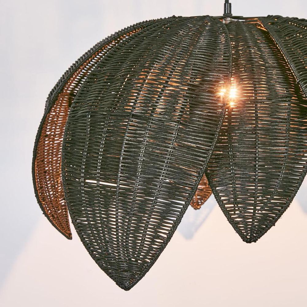 Bali Large Pendant Black