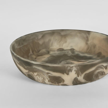 Halo Swirl Resin Serving Bowl Large Coca