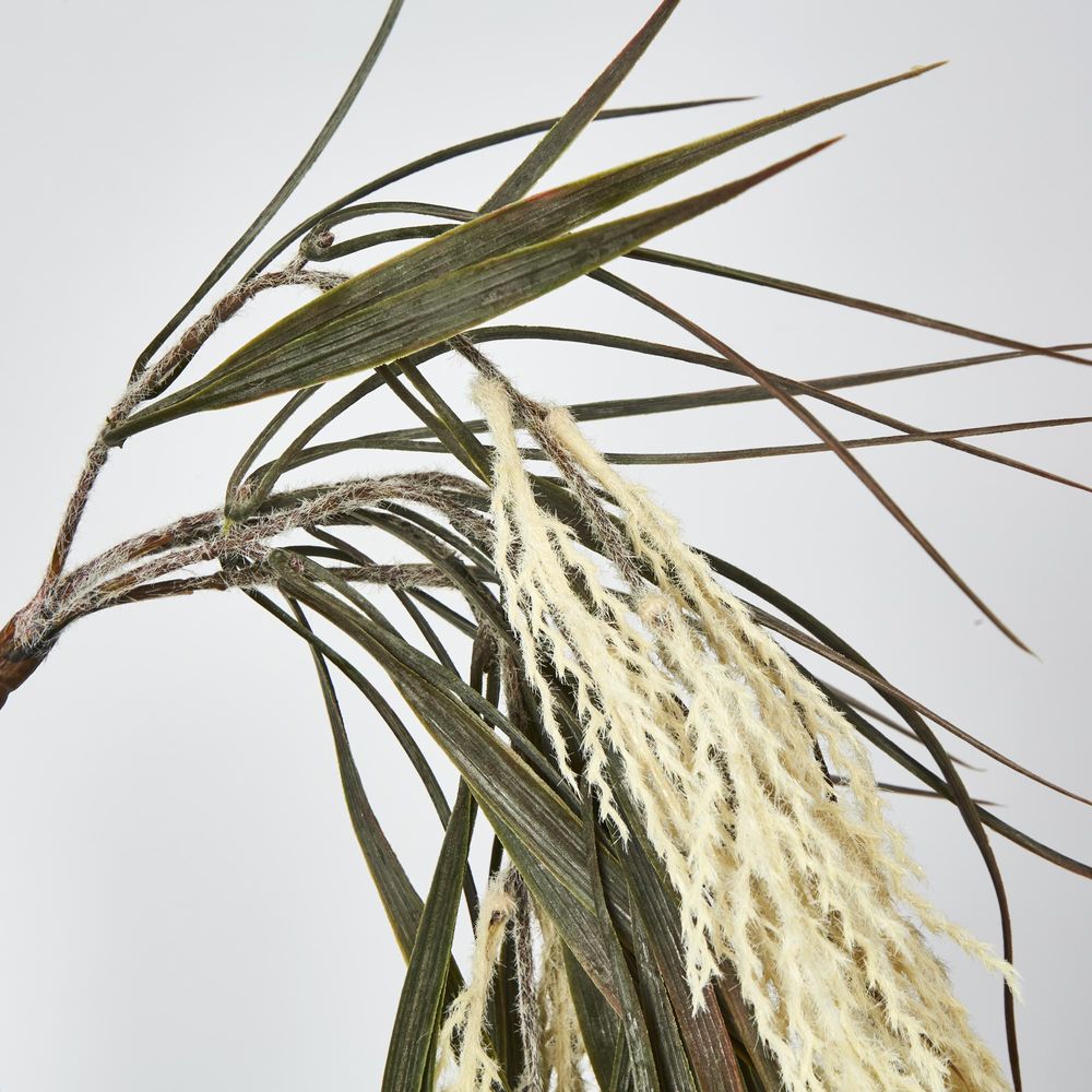 Ivory White Hanging Wheat Bush