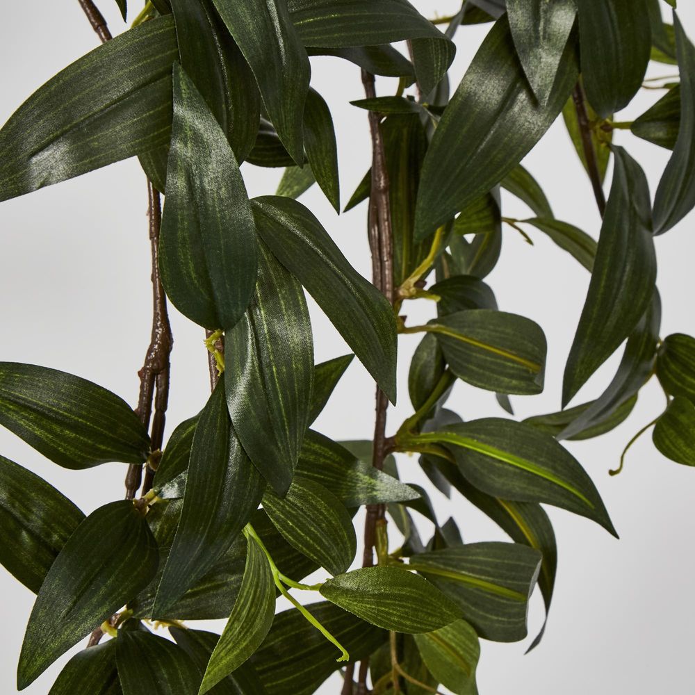 Japanese Bamboo Green Hanging Bush X 12 With 262 Leaves