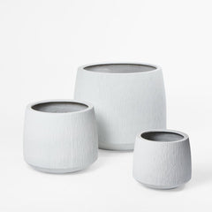 Vita Set Of 3 Planter White