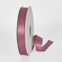 Thulian Pink Double Sided Satin Ribbon 25Mm 100Yards - P163