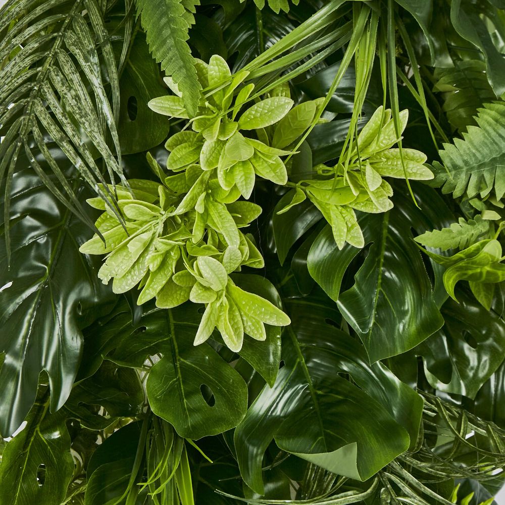 Tropical Green Leaf Greenery Runner