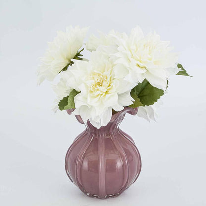 62Cm White Dahlia