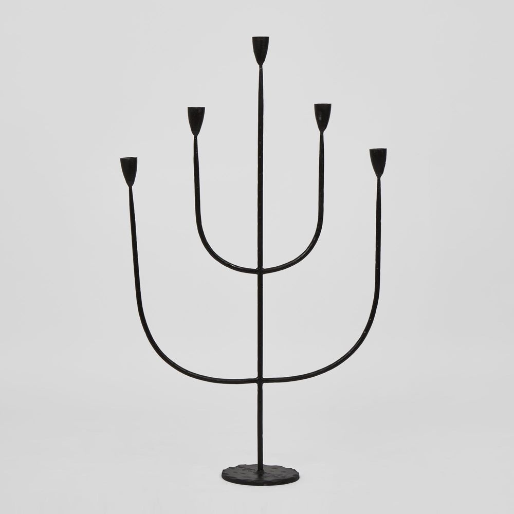 Joshua Candle Stand Black