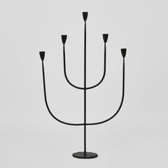 Joshua Candle Stand Black