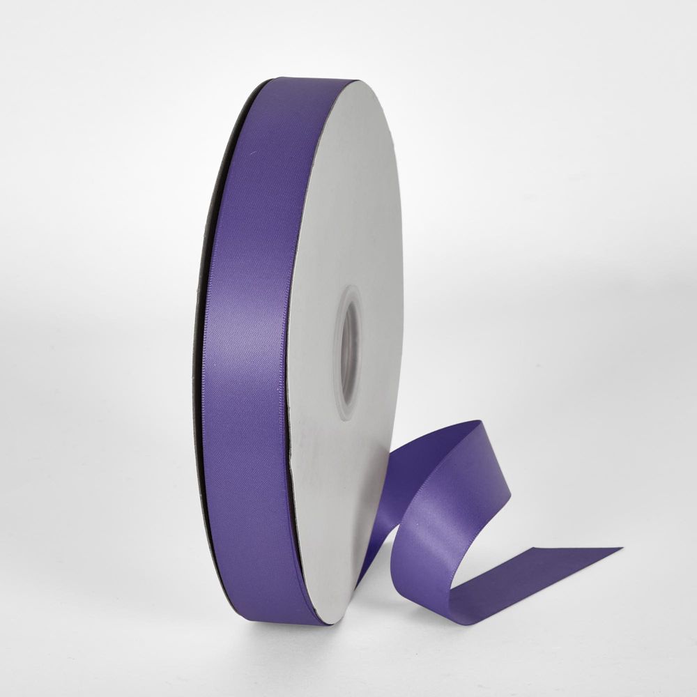 Hyacinth Double Sided Satin Ribbon 25Mm 100Yards - P530