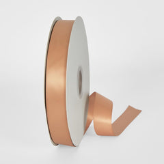 Peach Double Sided Satin Ribbon 25Mm 100Yards - P805