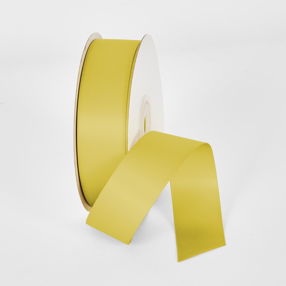 Lemon 22.86M - 25Mm Double Sided Satin Ribbon P728