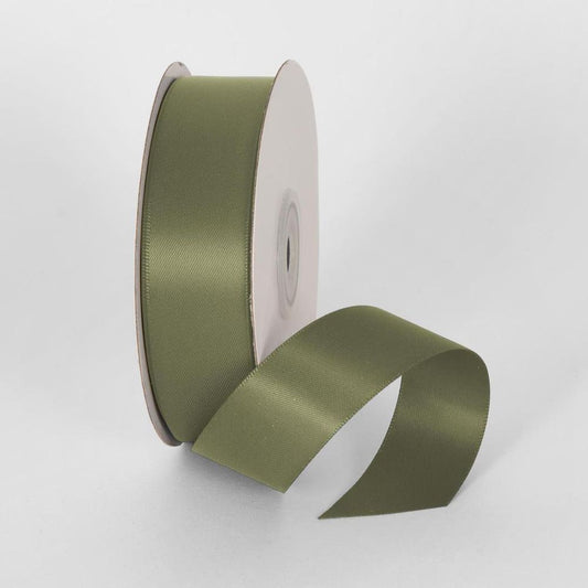 Spring Moss 25Mm Double Sided Satin Ribbon 25 Yards - P567