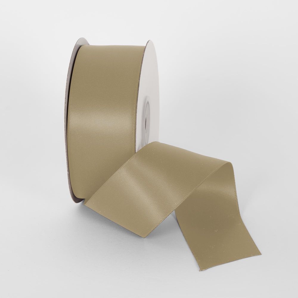 Tan 22.86M -38Mm Double Sided Satin Ribbon P892