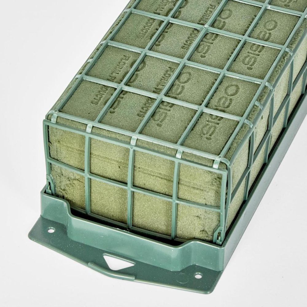 Caged Oasis Floral Foam Attached To Plastic Base