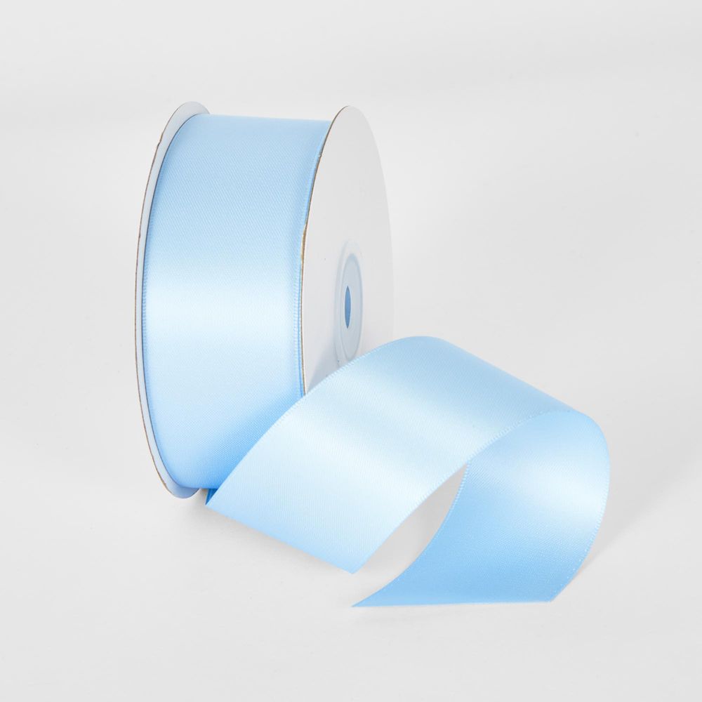 Blue Vaper 22.86M -38Mm Double Sided Satin Ribbon P311