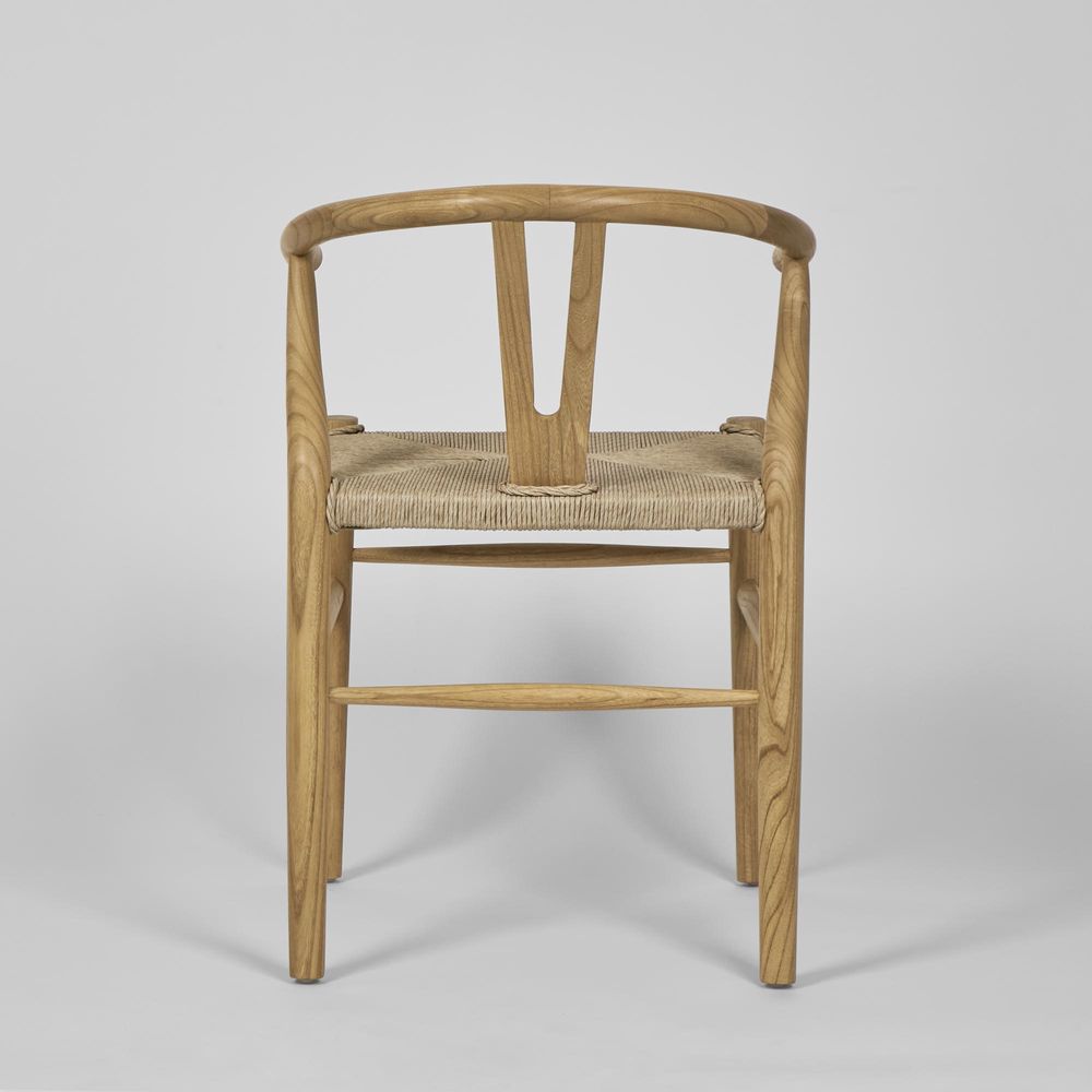 Arc Wishbone Chair Natural