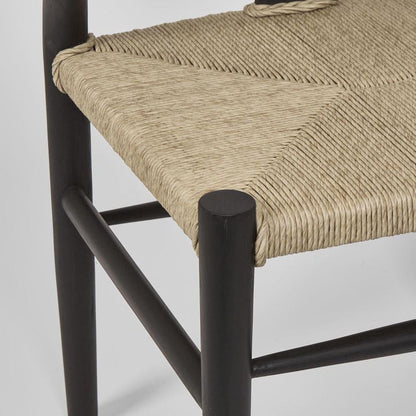 Arc Wishbone Chair Black/Natural