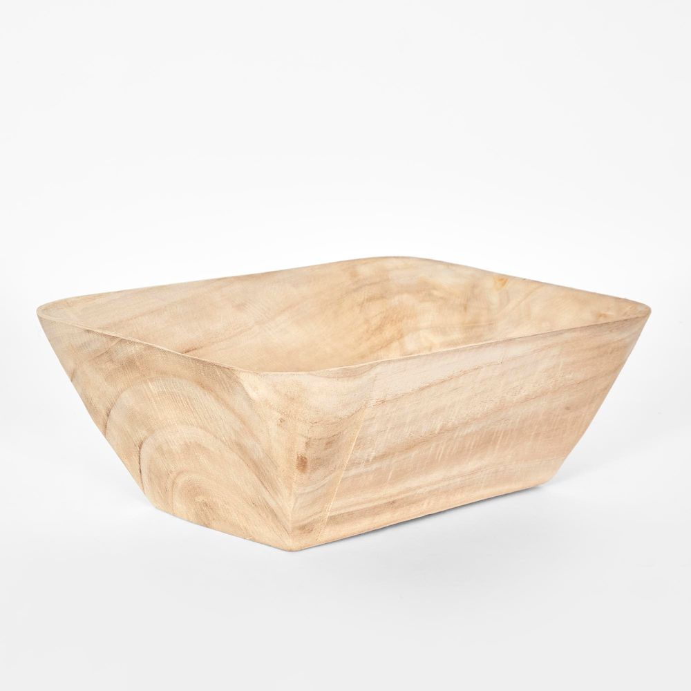 Wooden Square Bowl