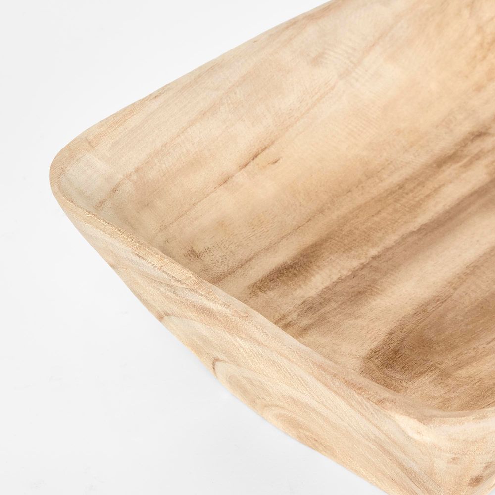 Wooden Square Bowl