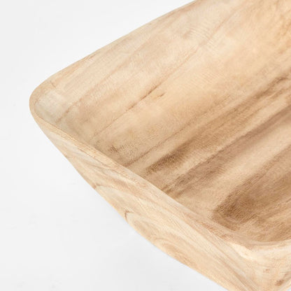 Wooden Square Bowl