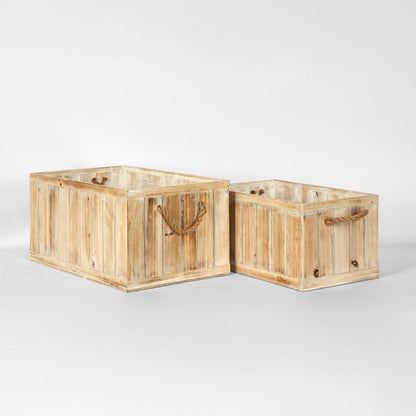 Slatted Wooden Box M2 Se