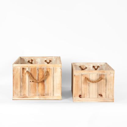 Slatted Wooden Box M2 Se