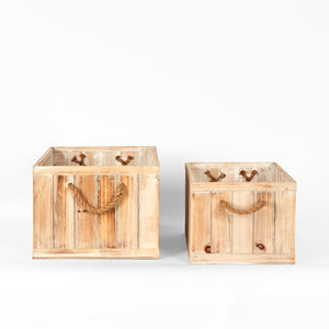 Slatted Wooden Box M2 Se