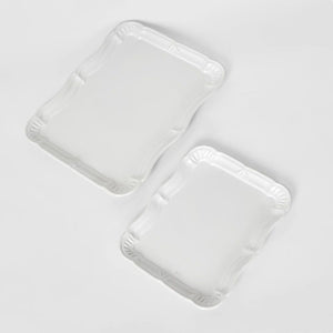 White Metal Trays Set2