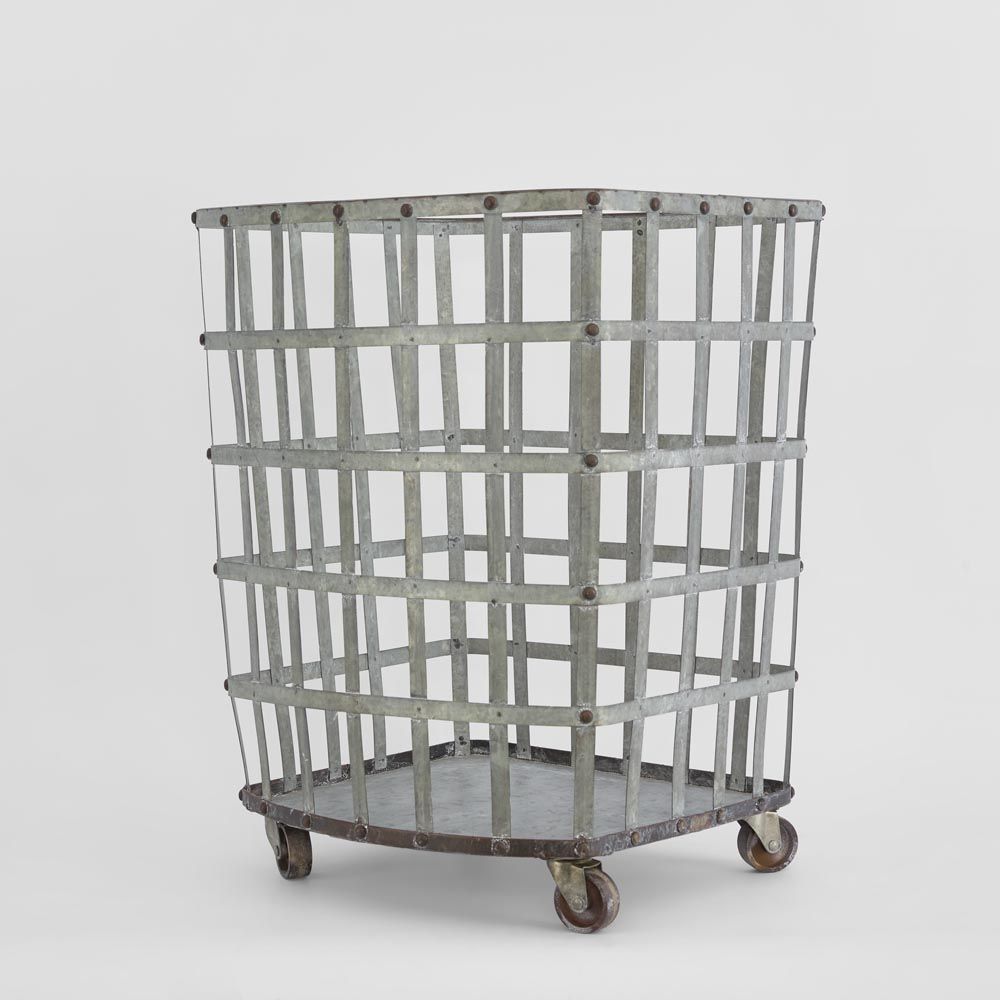 Grape Pickers Basket On Wheels