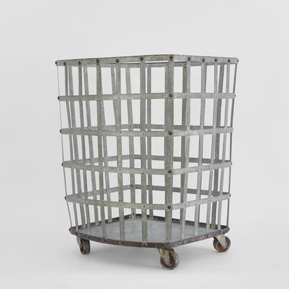 Grape Pickers Basket On Wheels
