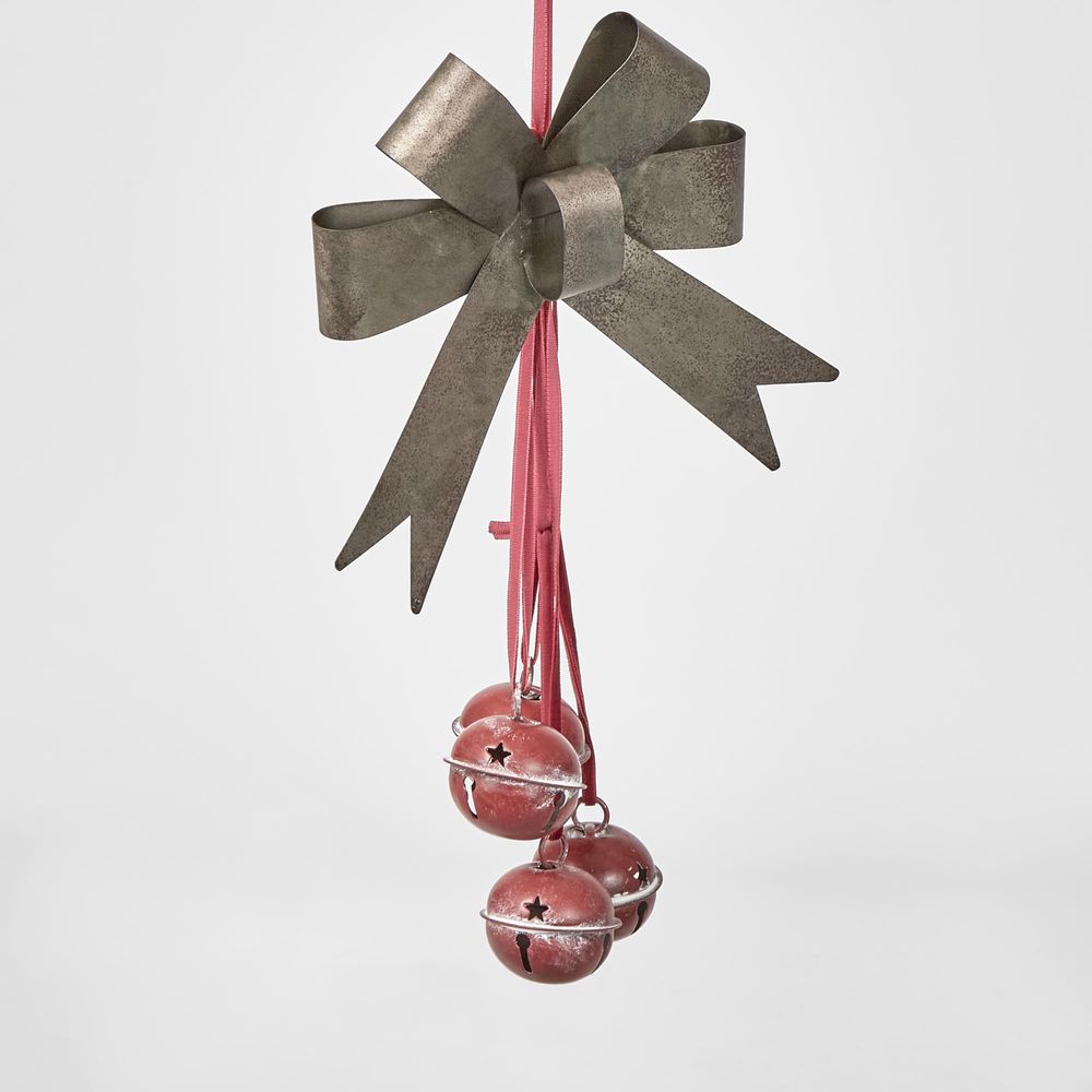 Bow With Bells On Ribbon